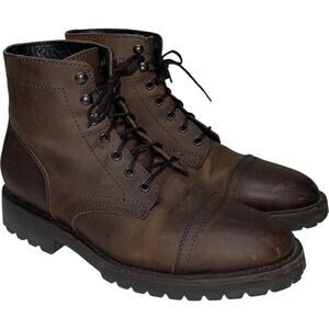 Thursday Boot Co. Captain Lace-Up Brown Leather Ankle Boots     Size: 6